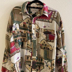 100% Silk party shirt